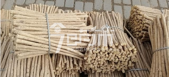 岷县药材市场42元/kg成交的黄芪节子